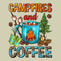 Campfires And Coffee Camping Coffee Heavy Core Tee | Teevron