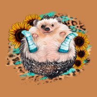 Sunflower Leopard Hedgehog Heavyweight Hoodie | Teevron