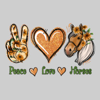 Peace Love Horses Premium Sweatshirt | Teevron