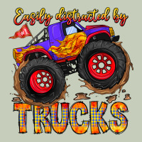 Easily Distracted By Trucks Ladies Tee | Teevron