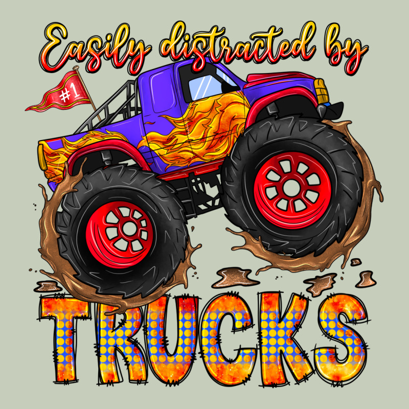 Easily Distracted By Trucks Ladies Tee by CowhideDigitalArt | Teevron