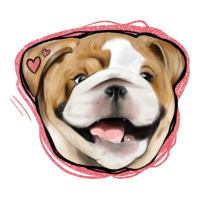 bulldog pink glitter | Teevron