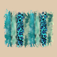 Turquoise Leopard Watercolor Brushstroke Background Heavyweight Sweatshirt | Teevron