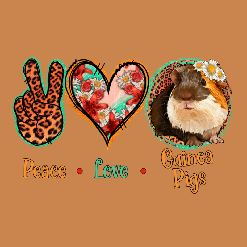 Peace Love Guinea Pigs Heavyweight Hoodie by Jasminsmagicworld | Teevron