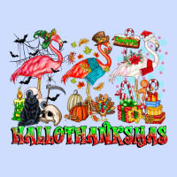 Happy Hallothanksmas Flamingo Urban Heavy Tee | Teevron