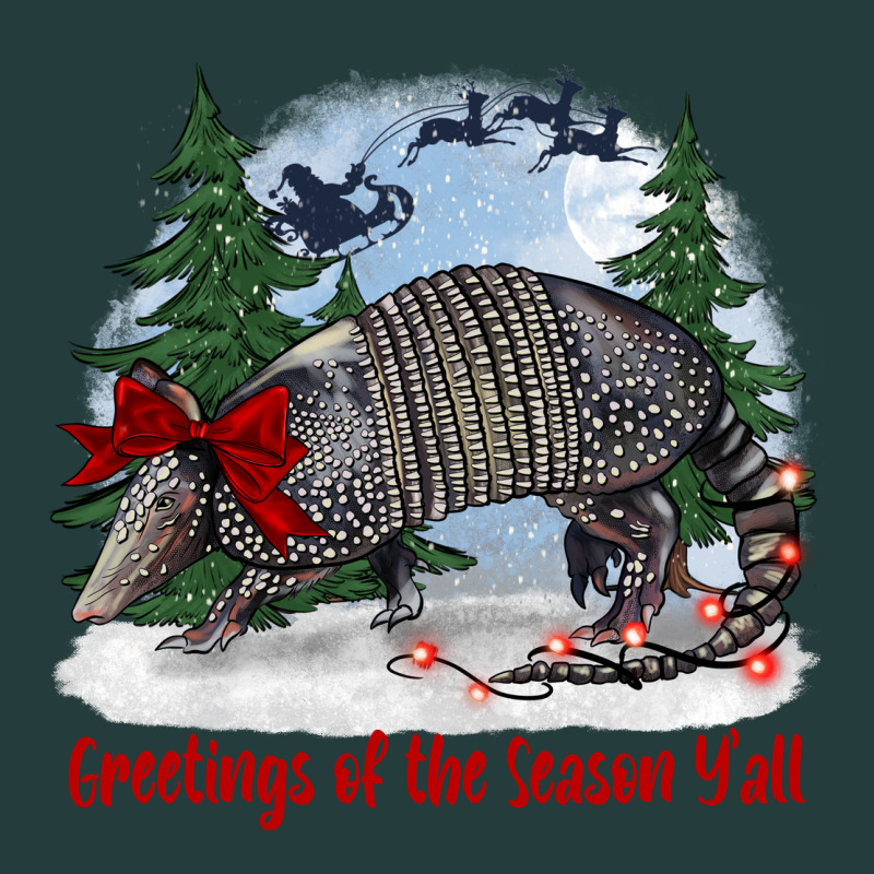 Greetings Of The Season Y'all With Armadillo Classic Tee by BarkalooDesign | Teevron