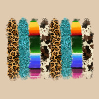 Serape Leopard Tooled Leather Cowhide Background Heavyweight Sweatshirt | Teevron