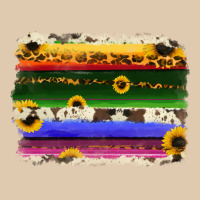 Serape Sunflowers Leopard Cowhide Background Heavyweight Sweatshirt | Teevron