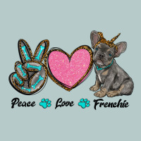 Peace Love Frenchie Heavy Core Tee | Teevron