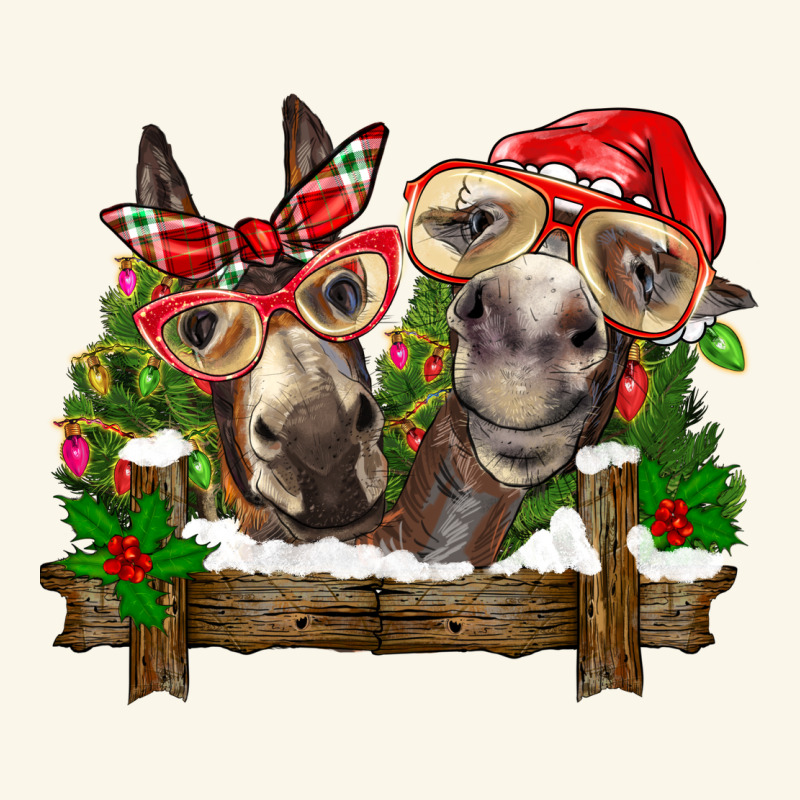 Christmas Donkeys Premium Hoodie by BarkalooDesign | Teevron