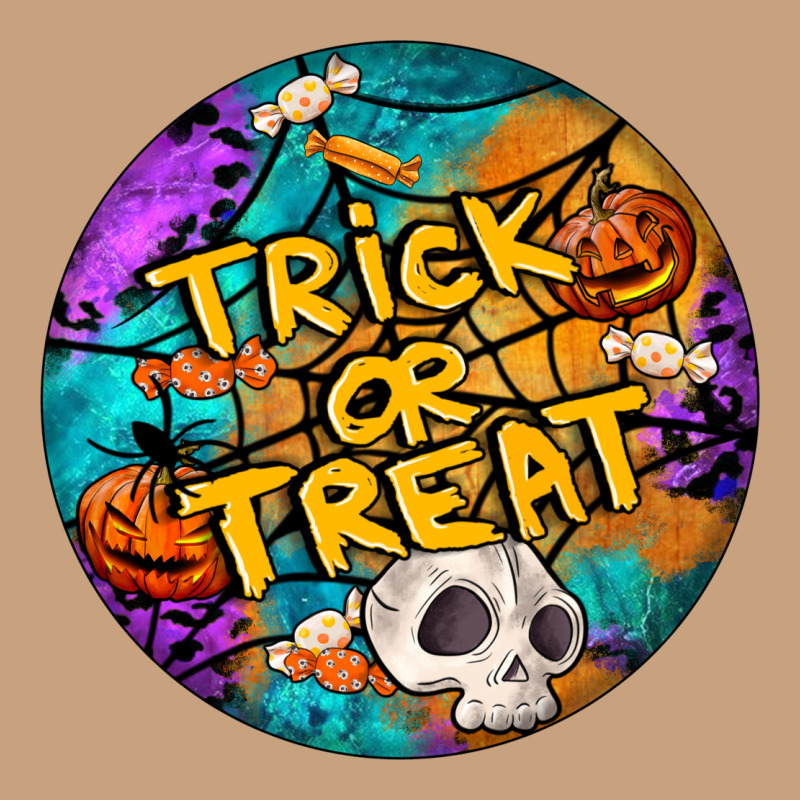 Trick Or Treat Hallowen Round Vintage Tee by LillyAllenDesigns | Teevron