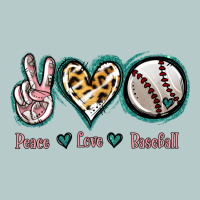 Peace Love Baseball Heavy Core Tee | Teevron