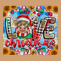 Love Christmas Highland Cow Vintage Tee | Teevron