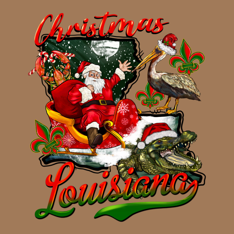 Louisiana Christmas With Santa Classic Tee by BarkalooDesign | Teevron