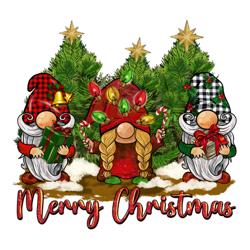 Merry Christmas Gnomies Premium Hoodie by BarkalooDesign | Teevron