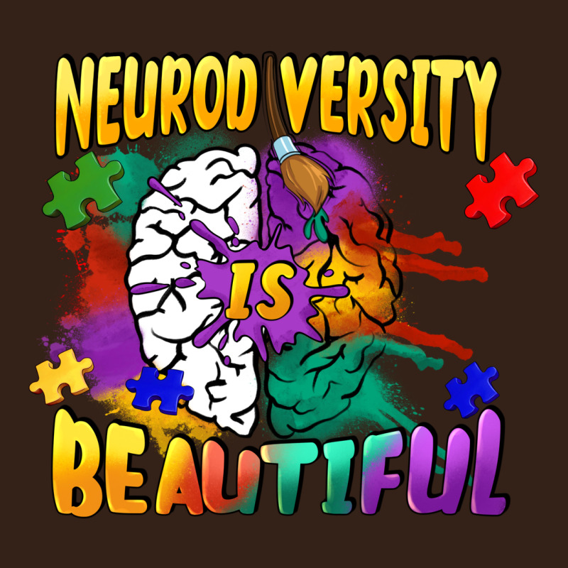 Neurodiversity Is Beautiful Heavy Core Tee by FaDigitalArtStudio | Teevron