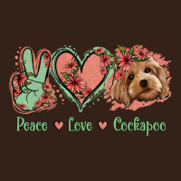 Peace Love Cockapoo Heavy Core Tee | Teevron