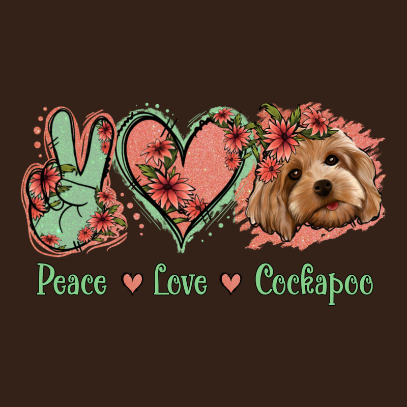 Peace Love Cockapoo Heavy Core Tee by Jasminsmagicworld | Teevron