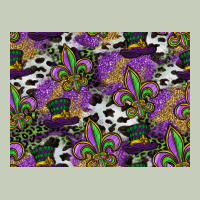 Mardi Gras Celebration Pattern Ladies Tee | Teevron