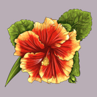 Hawaiian Hibiscus Flower Illustrations Vintage Tee | Teevron
