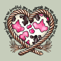 Western Cowhide Heart Ladies Tee | Teevron