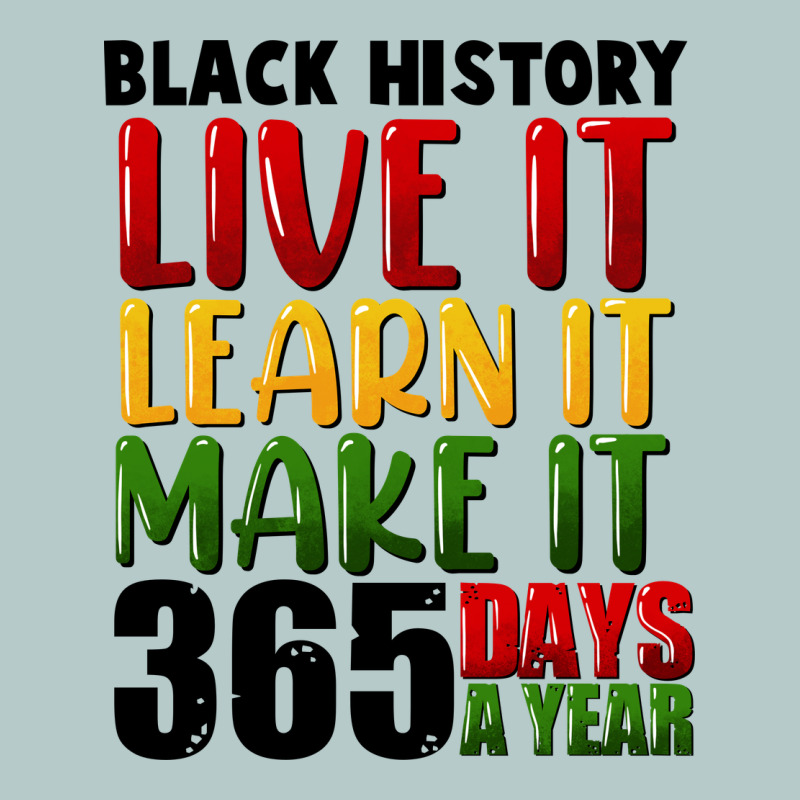 Black History Live It Heavy Core Tee by FaDigitalArtStudio | Teevron