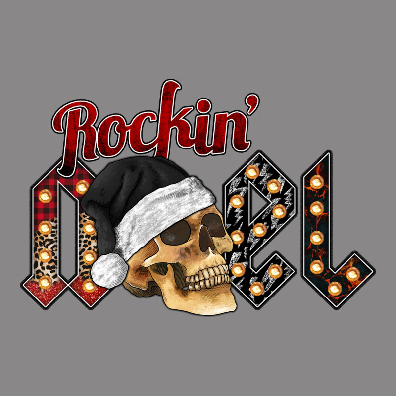 Rockin Noel Skull Vintage Tee by CowhideDigitalArt | Teevron