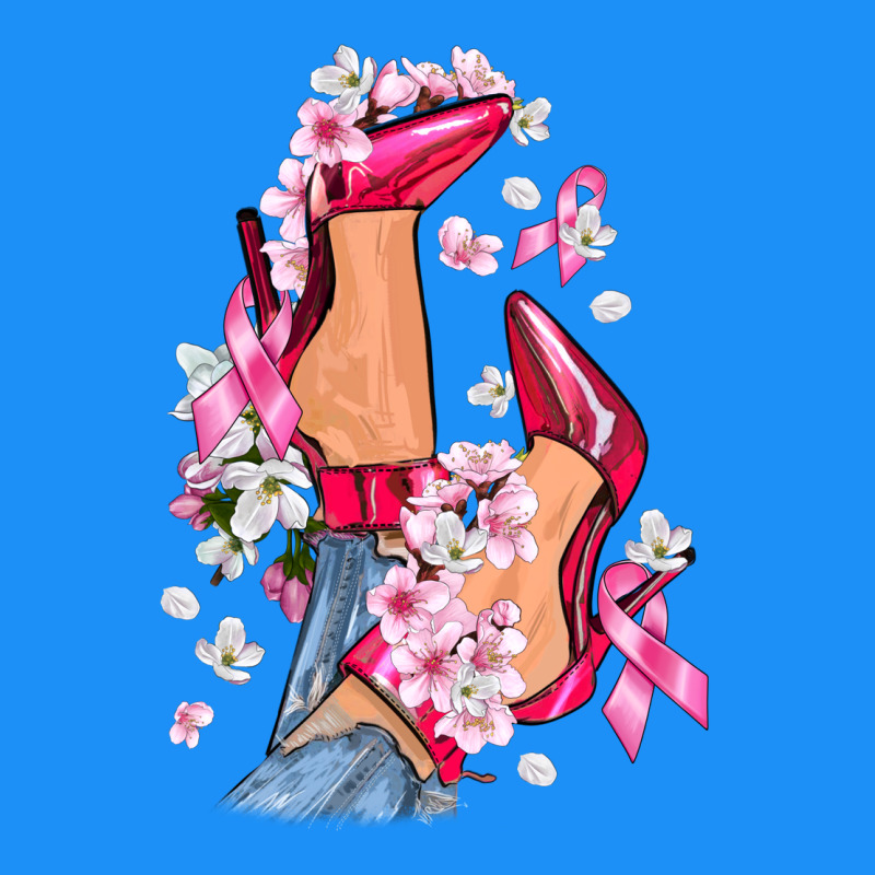 Cancer High Heels Breast Cancer Classic Tee by FaDigitalArtStudio | Teevron