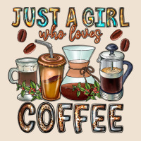 Just A Girl Who Loves Coffee Urban Heavy Tee | Teevron