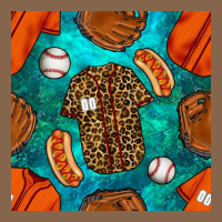 Baseball Leopard Uniform And Hotdog With Gemstone Seamless Pattern Premium Tee | Teevron