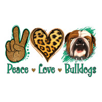 Peace Love Bulldog | Teevron