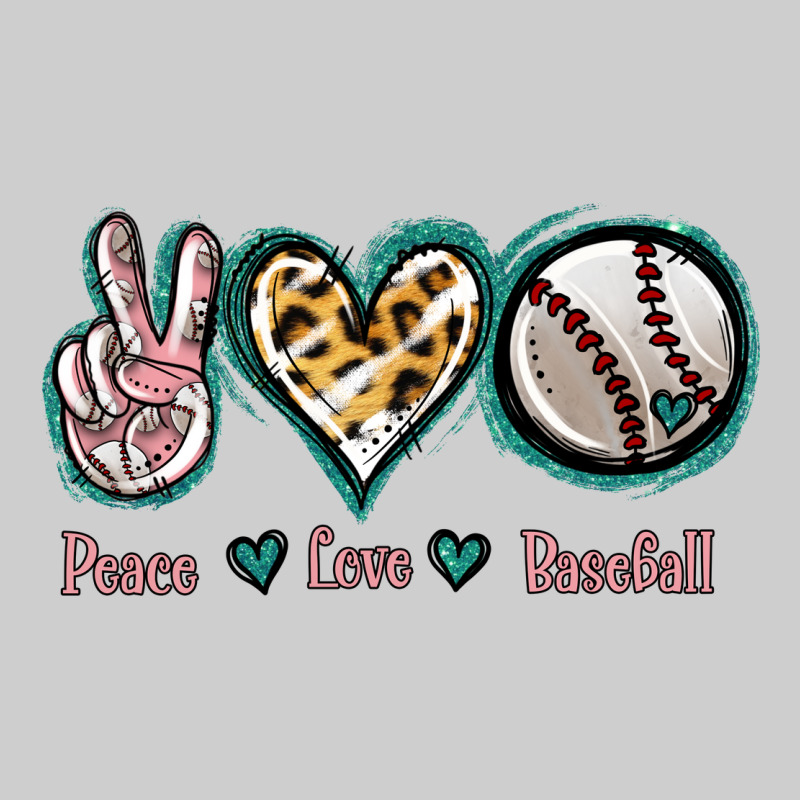 Peace Love Baseball Premium Sweatshirt by Jasminsmagicworld | Teevron