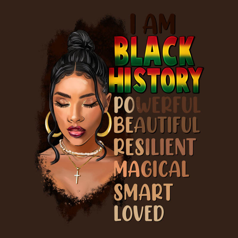 I Am Black History Black Girl Heavy Core Tee by FaDigitalArtStudio | Teevron