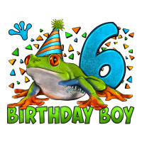 Birthday Boy Frog Age 6 Ladies Tee | Teevron