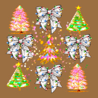 Christmas Trees And Bow Vintage Tee | Teevron