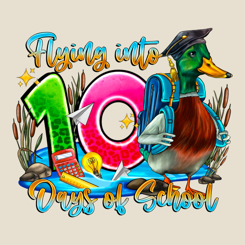 Name Flying Into 100 Days Of School Urban Heavy Tee by CowhideDigitalArt | Teevron
