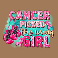 Cancer Picked The Wrong Girl Breast Cancer Classic Tee | Teevron