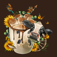 Black And White Cow Coffee Cup Heavy Core Tee | Teevron