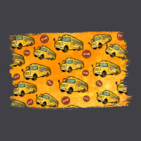 School Bus Pattern Heavyweight Hoodie | Teevron