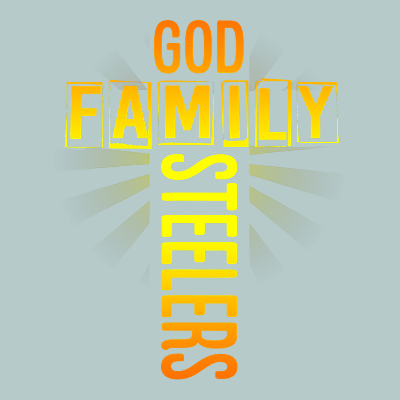 God Family Steeler Shirt Father's Day Gift Tee T Shirt Heavy Core Tee by DesigneFamous | Teevron