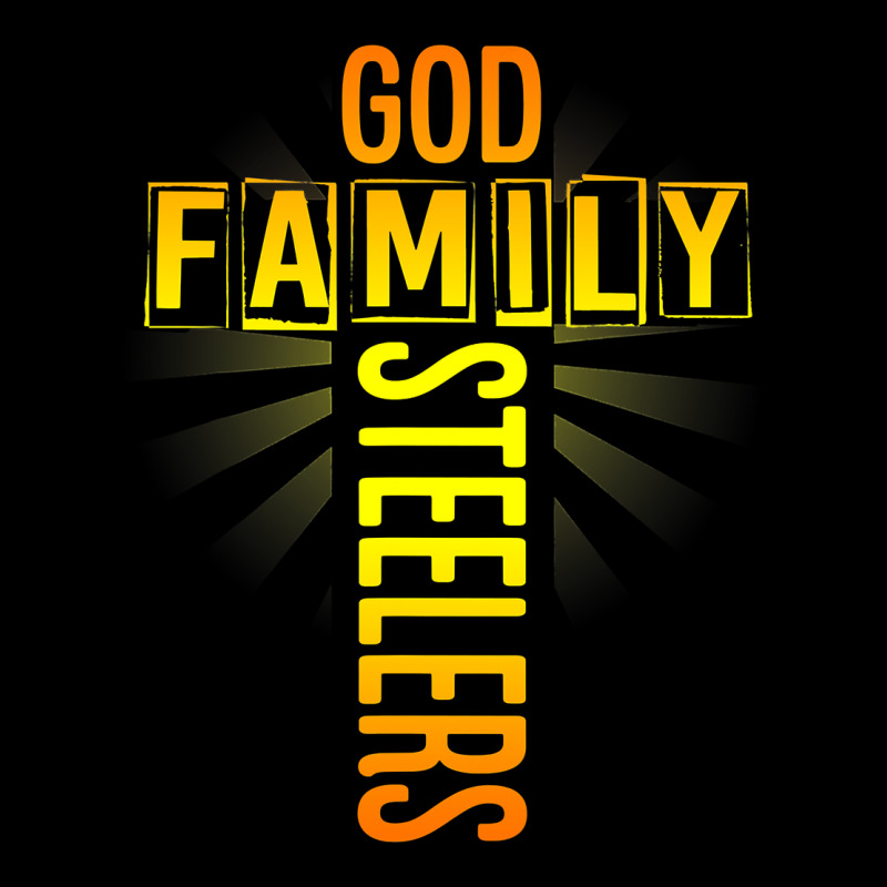 God Family Steeler Shirt Father's Day Gift Tee T Shirt Heavy Core Tee by DesigneFamous | Teevron