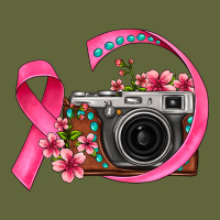 Floral Cancer Ribbon Vintage Camera Classic Tee | Teevron
