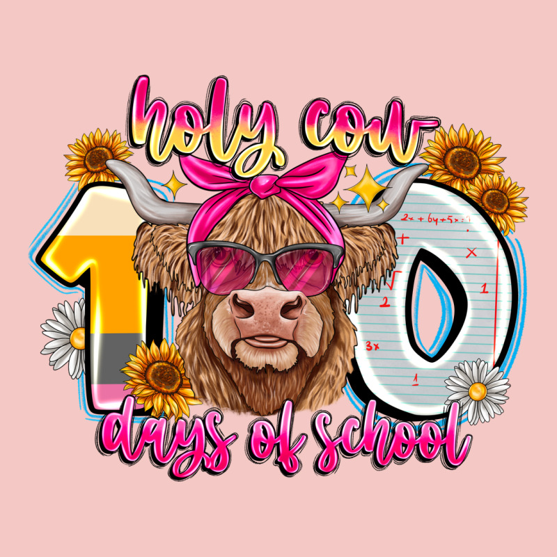 Holy Cow 100 Days Of School Urban Heavy Tee by CowhideDigitalArt | Teevron