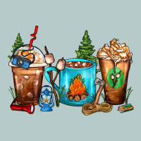 Camping Coffee Cups Heavy Core Tee | Teevron