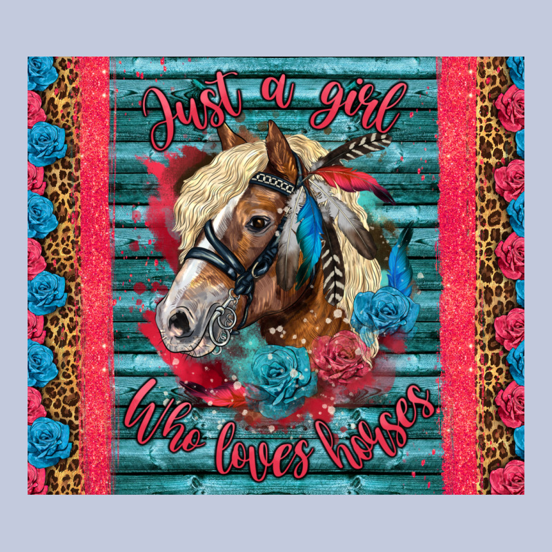 Just A Girl Who Loves Horses Long Sleeve Tee by LillyAllenDesigns | Teevron