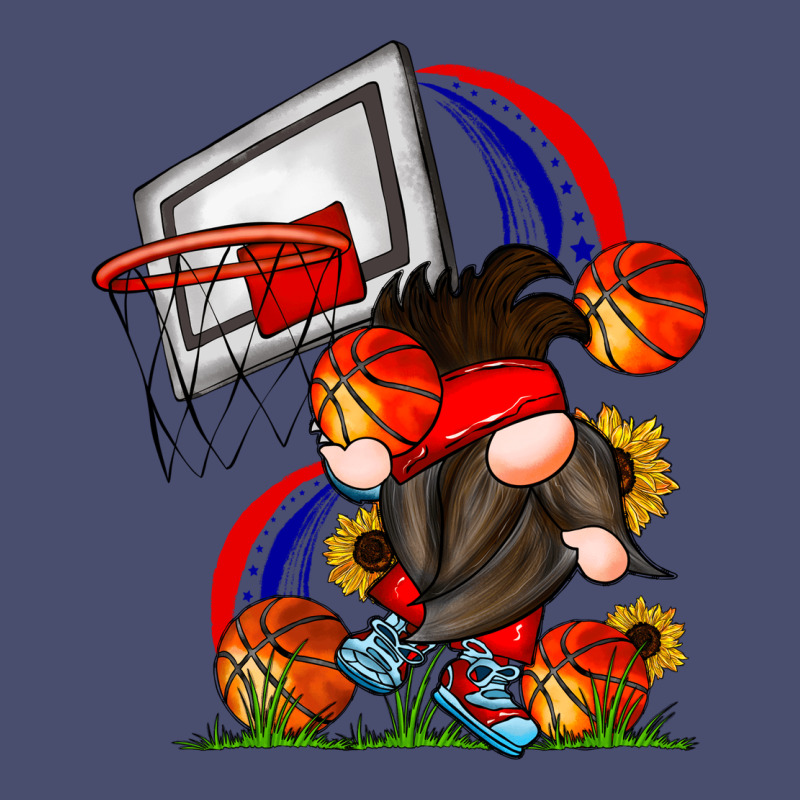 Basketball Gnome Vintage Tee by CowhideDigitalArt | Teevron