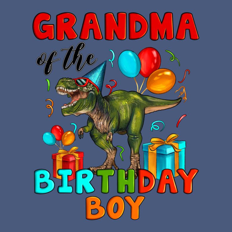 Grandma Of The Birthday Boy T Rex Vintage Hoodie by Artiststas | Teevron