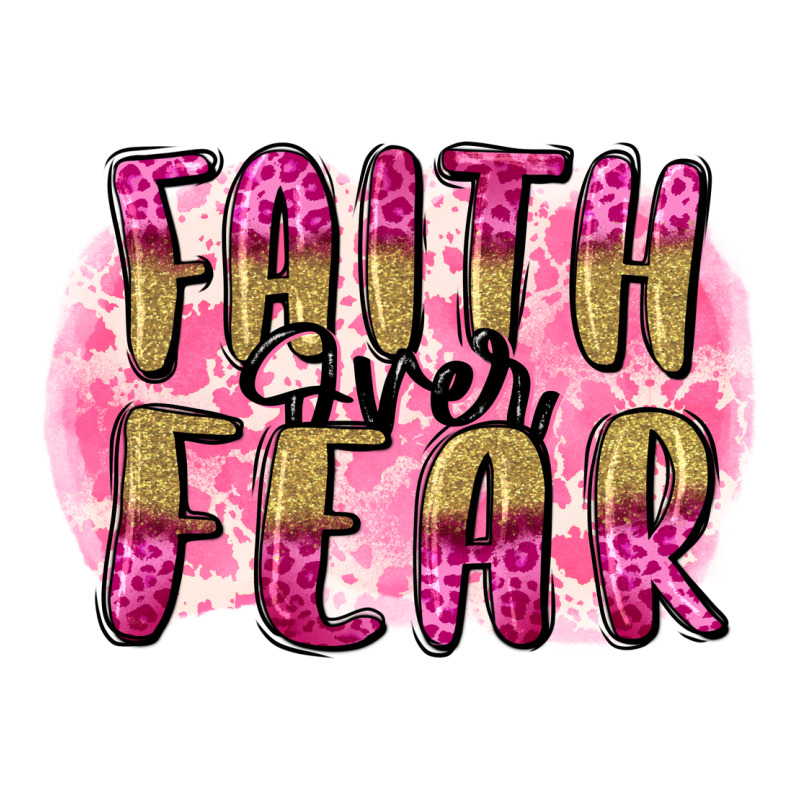 Faith Over Fear  Breast Cancer Awareness Classic Tee by FaDigitalArtStudio | Teevron