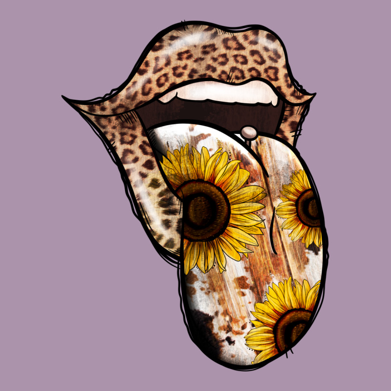 Leopard Sunflower Tongue Heavyweight Hoodie by Jasminsmagicworld | Teevron