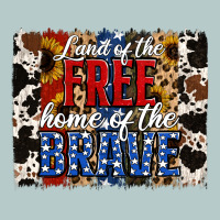 Land Of The Free Home Of The Brave Brushstroke Heavy Core Tee | Teevron
